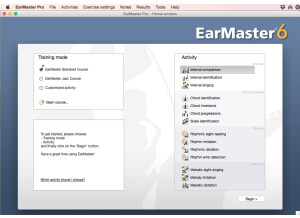 EarMaster6 home window