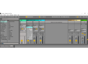 2 Midiface4x4 sous Ableton Live