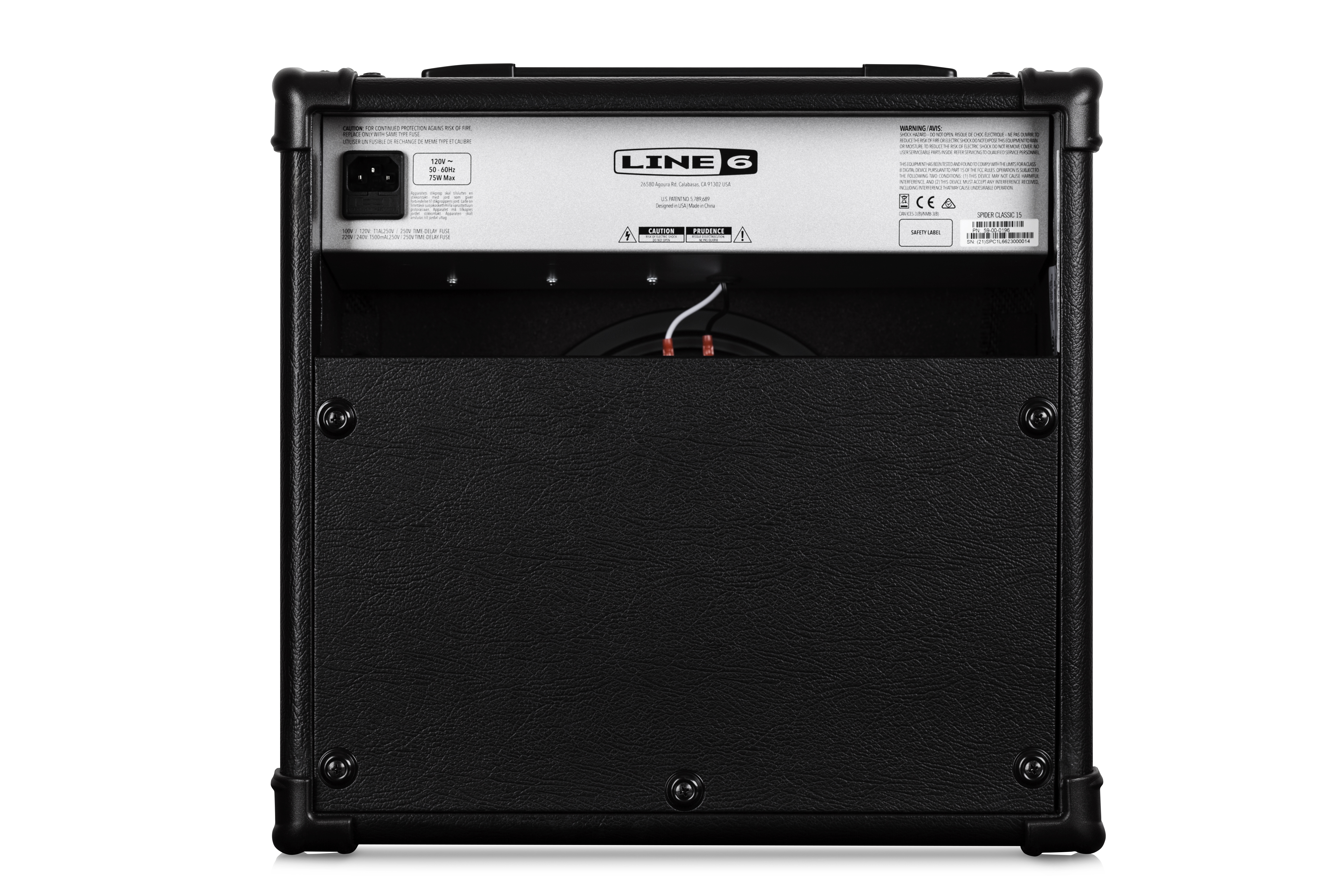 Line 6 Spider Classic 15 : SpiderClassic15 Back