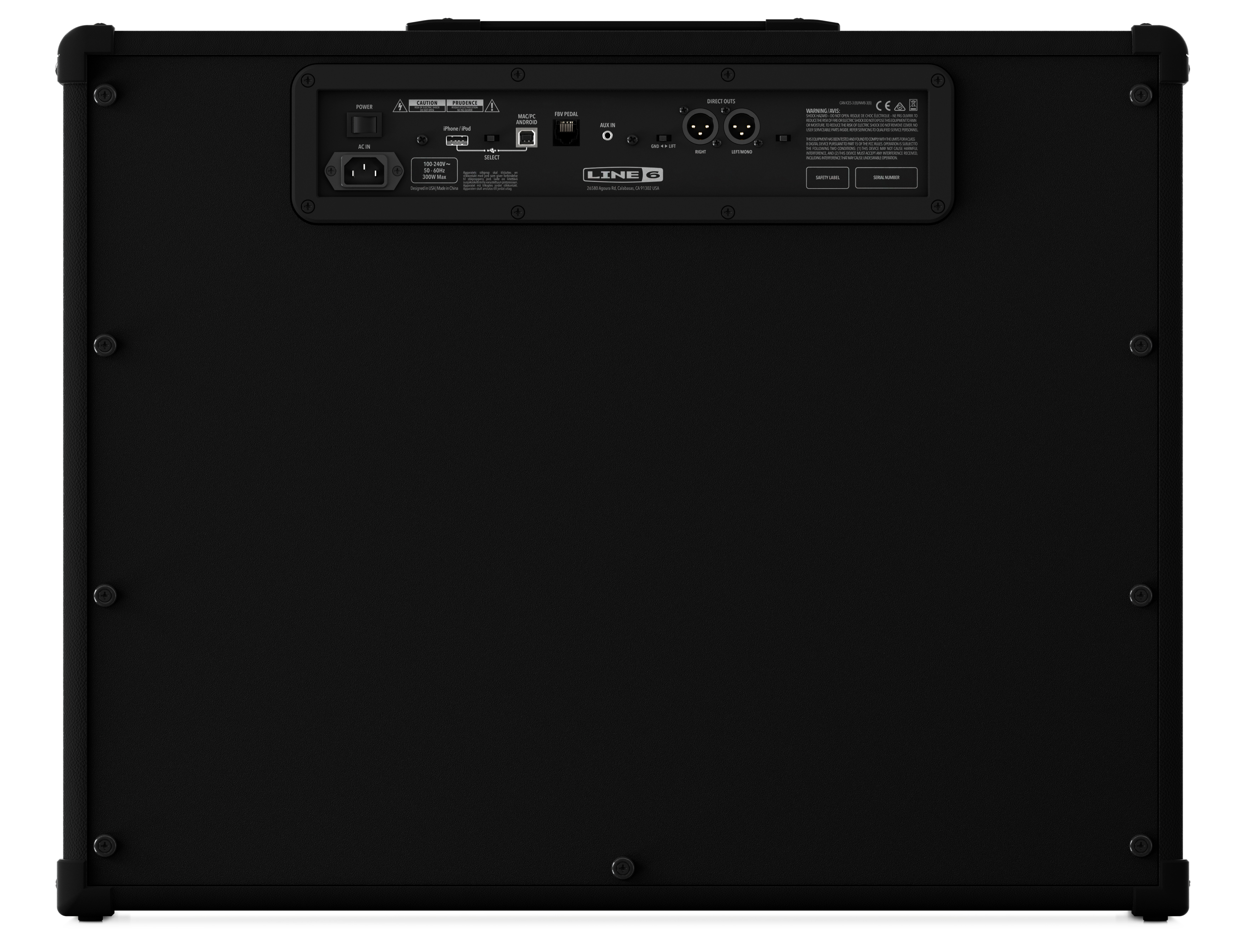 Line 6 Spider V 240 : Spider V 240 back