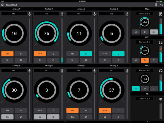 Apogee Element Control App : sc552x414