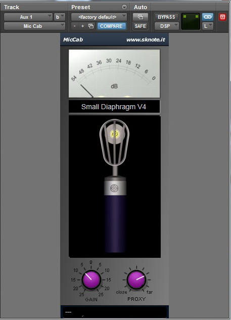 SKnote MicCab : MicCab DSP preview V4