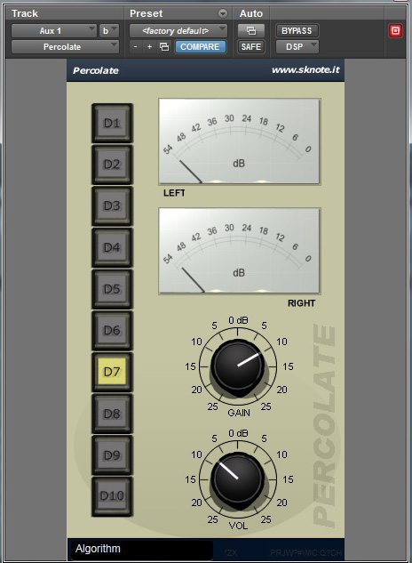 SKnote Percolate : percolate