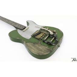 Palir Guitars Titan : titan heavy relic green (3) Palir Guitars Titan : titan heavy relic green (3)