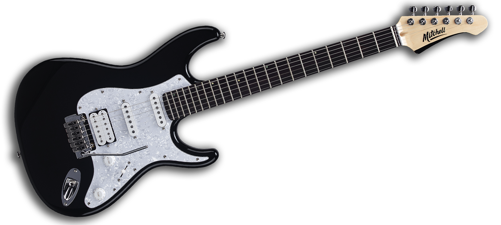 Mitchell Guitars TD400 : TD400BK angle 1600