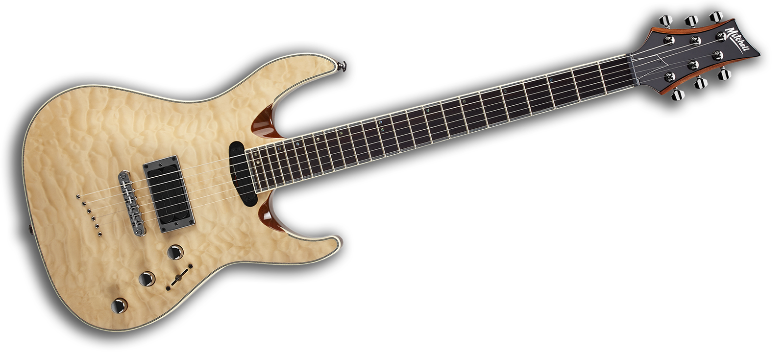 Mitchell Guitars MD400 : MD400QNT angle 1600