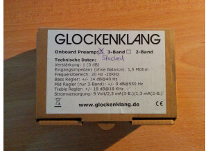 Glockenklang Onboard Preamp 3-band (60121)