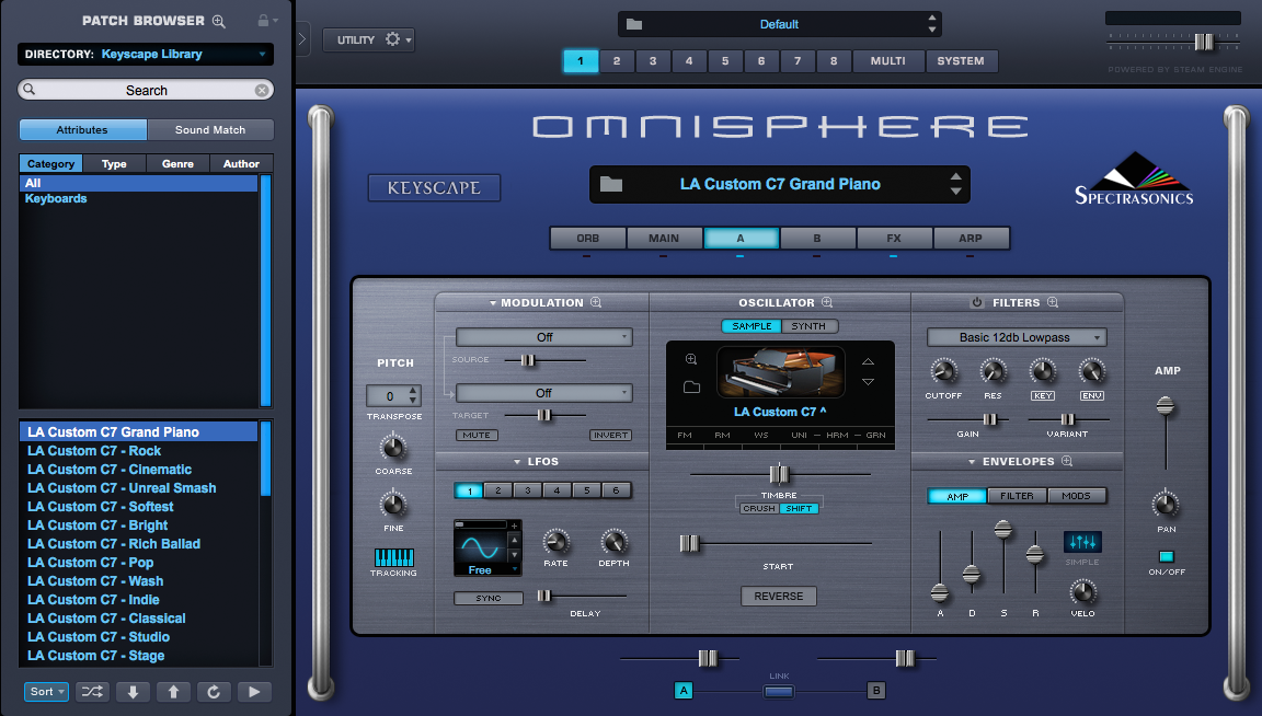 Spectrasonics Keyscape : Omnisphere