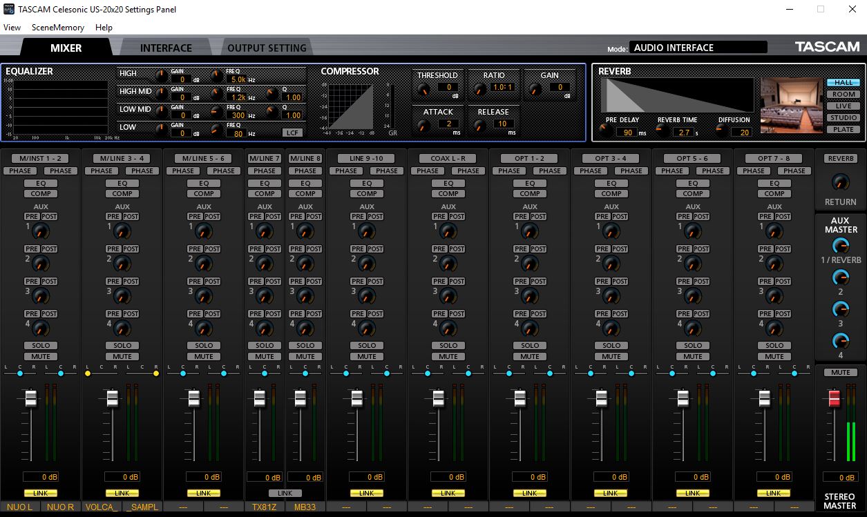 Tascam Celesonic US-20x20