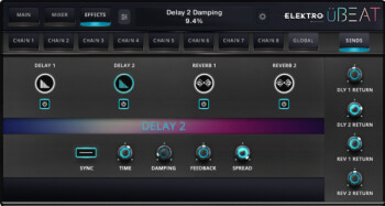 Umlaut Audio uBeat Elektro : uBEAT Elektro Screenshot Sends D grande Umlaut Audio uBeat Elektro : uBEAT Elektro Screenshot Sends D grande
