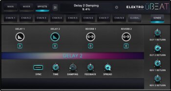 Umlaut Audio uBeat Elektro : uBEAT Elektro Screenshot Sends D grande Umlaut Audio uBeat Elektro : uBEAT Elektro Screenshot Sends D grande