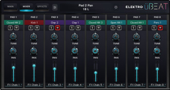 Umlaut Audio uBeat Elektro : uBEAT Elektro Screenshot Mixer B grande
