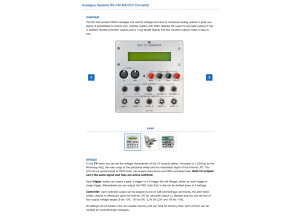Analogue Systems RS-140 MIDI-CV CONVERTER (82049)