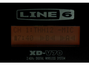 Line6 xd v70 ecran recepteur