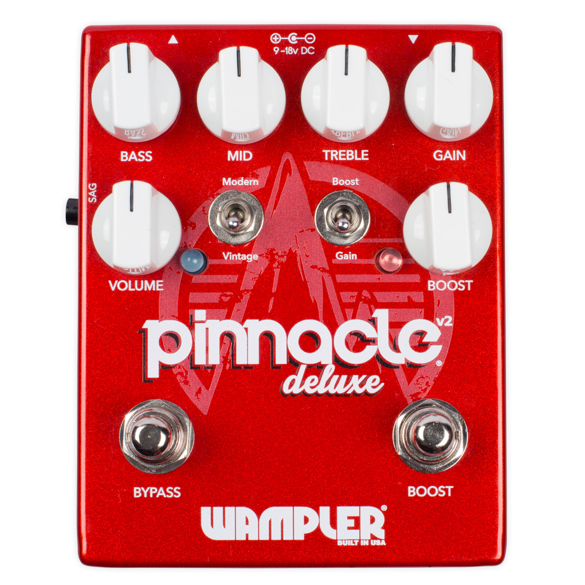 Wampler Pedals Pinnacle Deluxe V2 : pinnacle deluxe v2 face