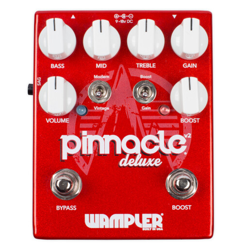 Wampler Pedals Pinnacle Deluxe V2 : pinnacle deluxe v2 face