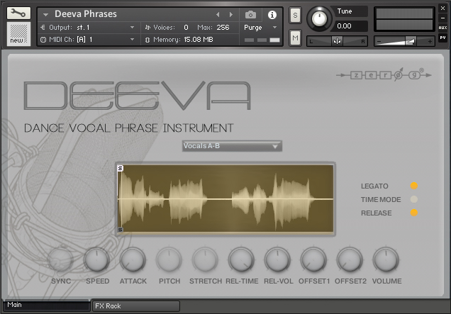 Zero-G Deeva : DEEVA GUI 1