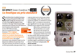 BO*Effects 79 Green Overdrive