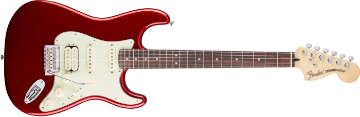 Fender 2016 Deluxe Strat HSS Candy Apple Red Rosewood 359914