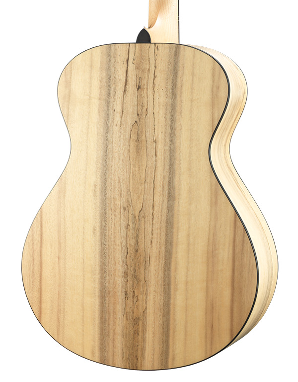 Breedlove Oregon Concerto E (Sitka Spruce) : OREGON CONCERTO sitka myrtlewood acoustic guitar back