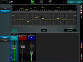 Allen & Heath dLive OneMix : dLive OneMix GUI 3 Allen & Heath dLive OneMix : dLive OneMix GUI 3