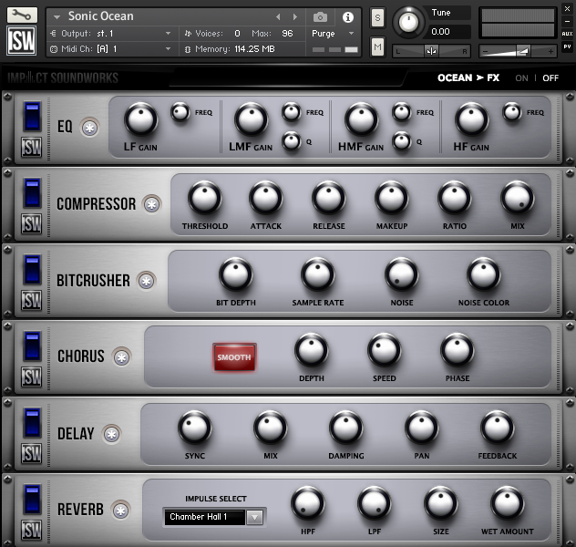 Sonic Ocean GUI Effects