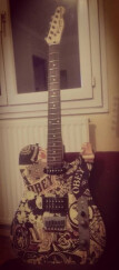 Squier Obey Graphic Telecaster Collage