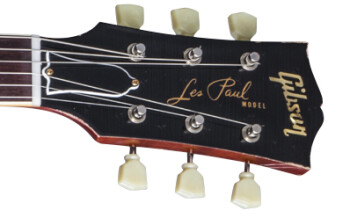 Gibson Mark Knopfler 1958 Les Paul Aged &amp; Signed : LP58MKTASBNH1 FRETBOARD PANEL 01