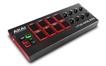 Akai LPD8 Wireless : LPD8Wireless angle 1200x750 Akai LPD8 Wireless : LPD8Wireless angle 1200x750