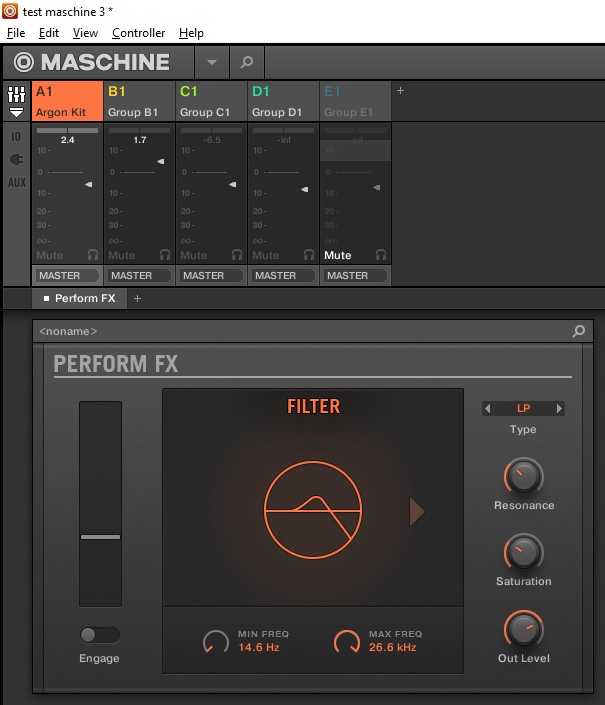 Native Instruments Maschine Jam : perform FX