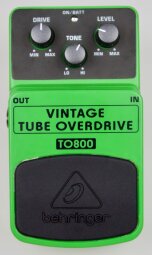 Behringer Vintage Tube Overdrive TO800 : Behringer TO800 1 Behringer Vintage Tube Overdrive TO800 : Behringer TO800 1