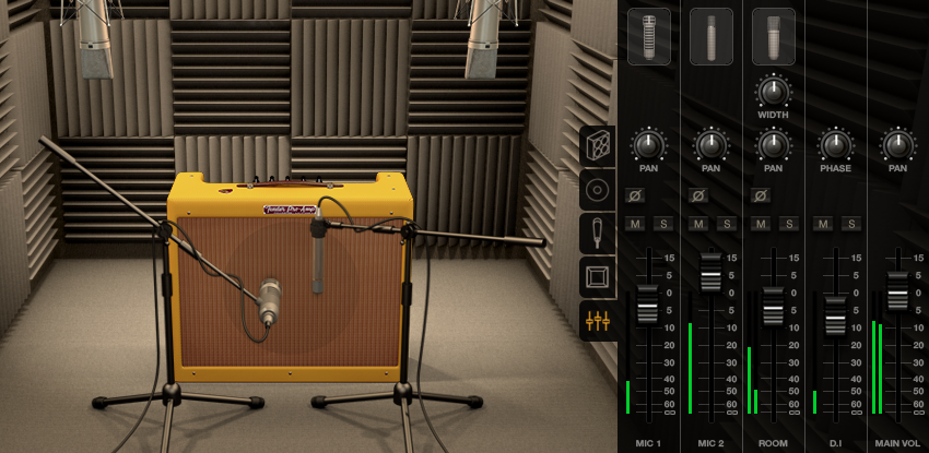 ikc L fender2 cab 3d 1x15 Custom Pro mixer