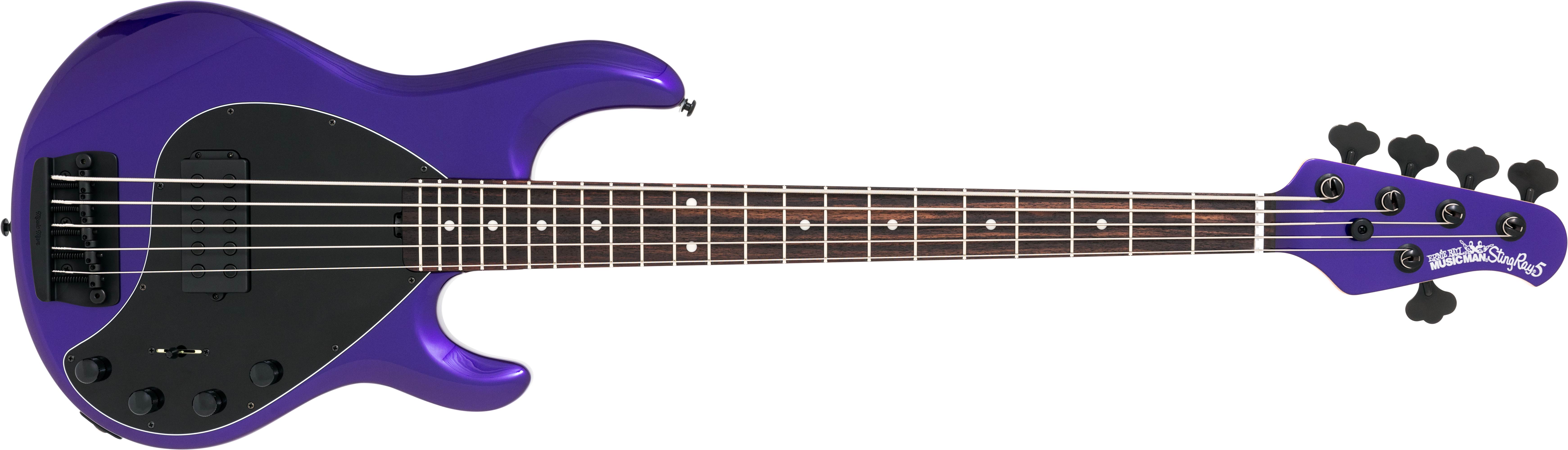 Music Man StingRay 5 : SR5 PurpFront Edit