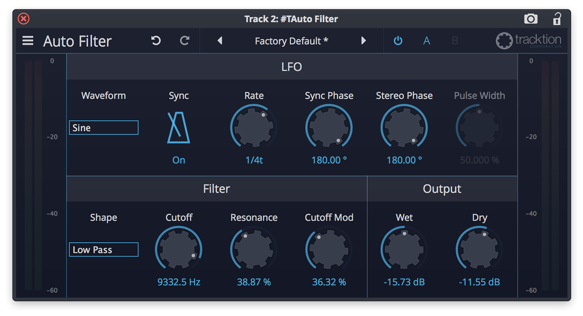 daw essentials auto filter large