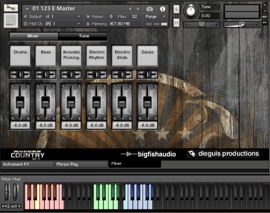 Country 2 Kontakt Mixer