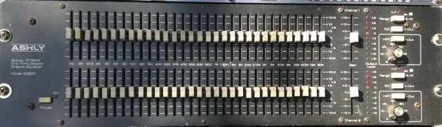 Ashly GQ-231 2 x 31 Graphic EQ