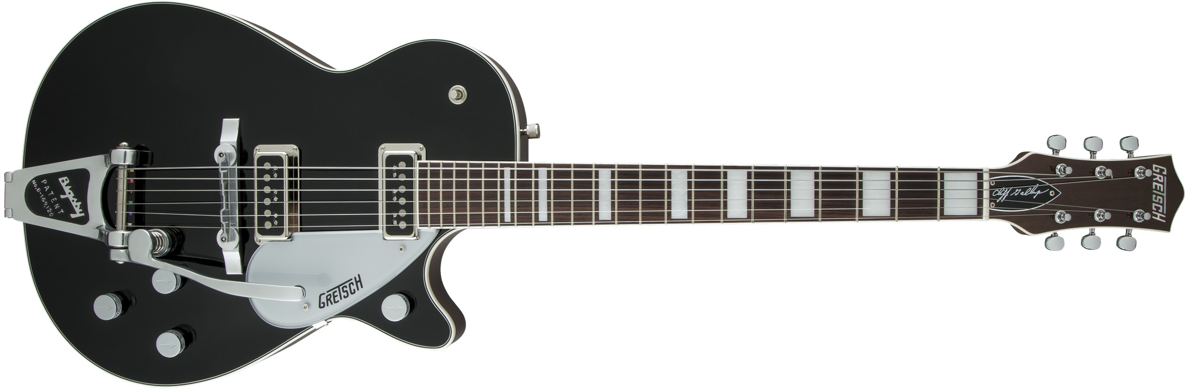 Gretsch G6128T-CLFG Cliff Gallup Signature Duo Jet : GRESTCH CG (1B)