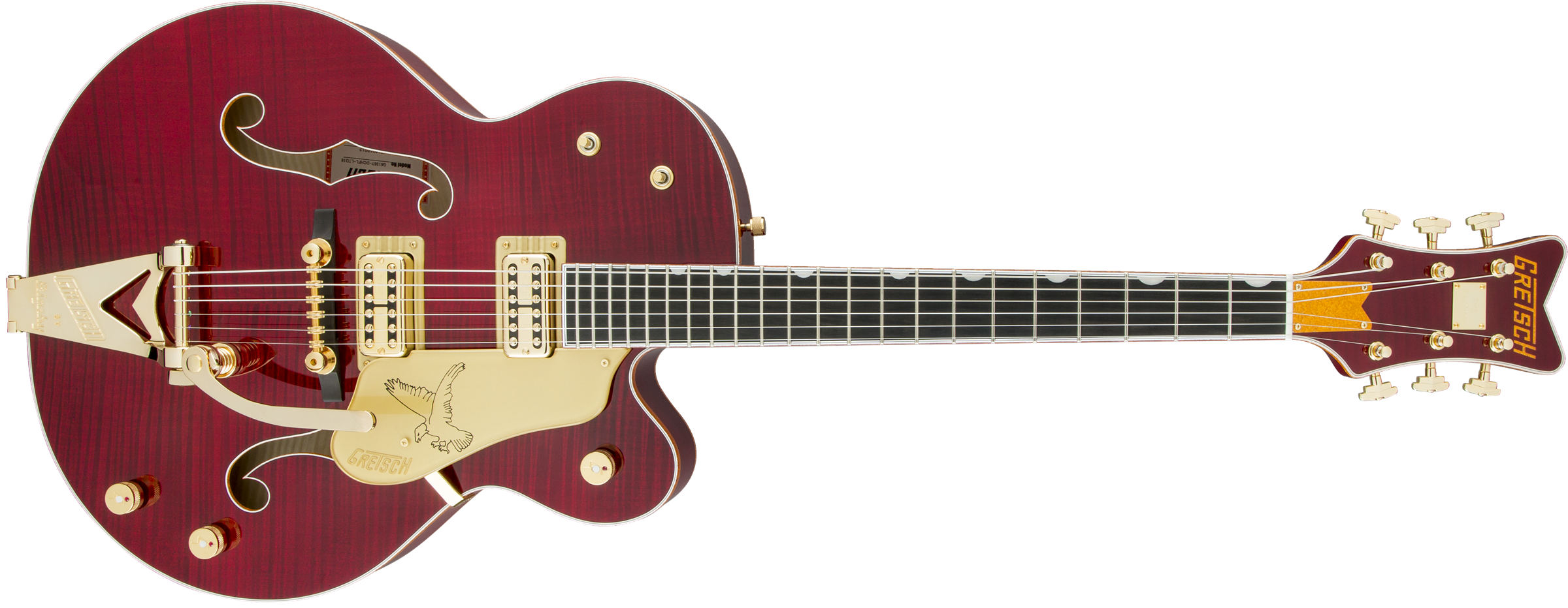 Gretsch G6136TFM-DCHY Limited Edition Falcon w/ Bigsby &amp; Gold Hardware : 2401431877 gtr frt 001 rr