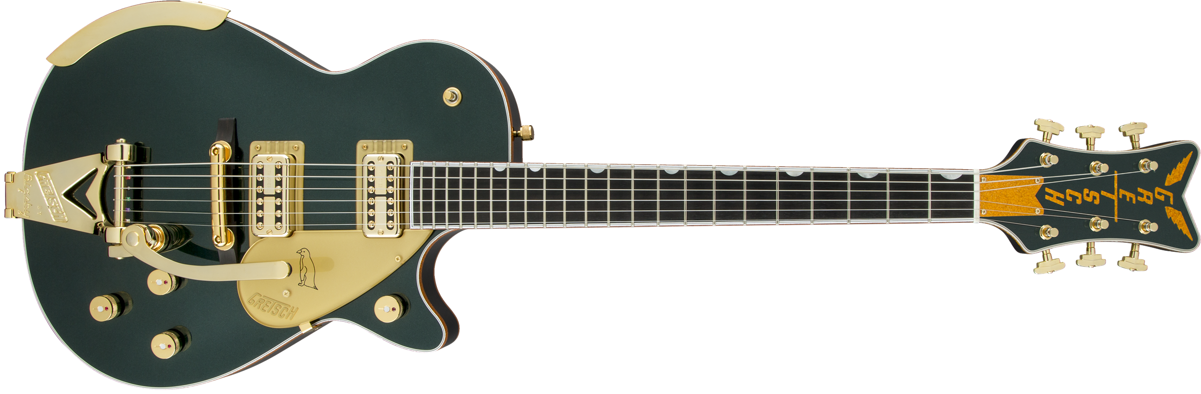 Gretsch G6134T-CDG Limited Edition Penguin w/ Bigsby &amp; Gold Hardware : 2400509846 gtr frt 001 rr