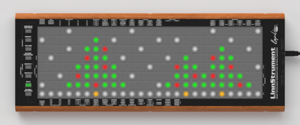 Linnstrument Xmas sleep animation
