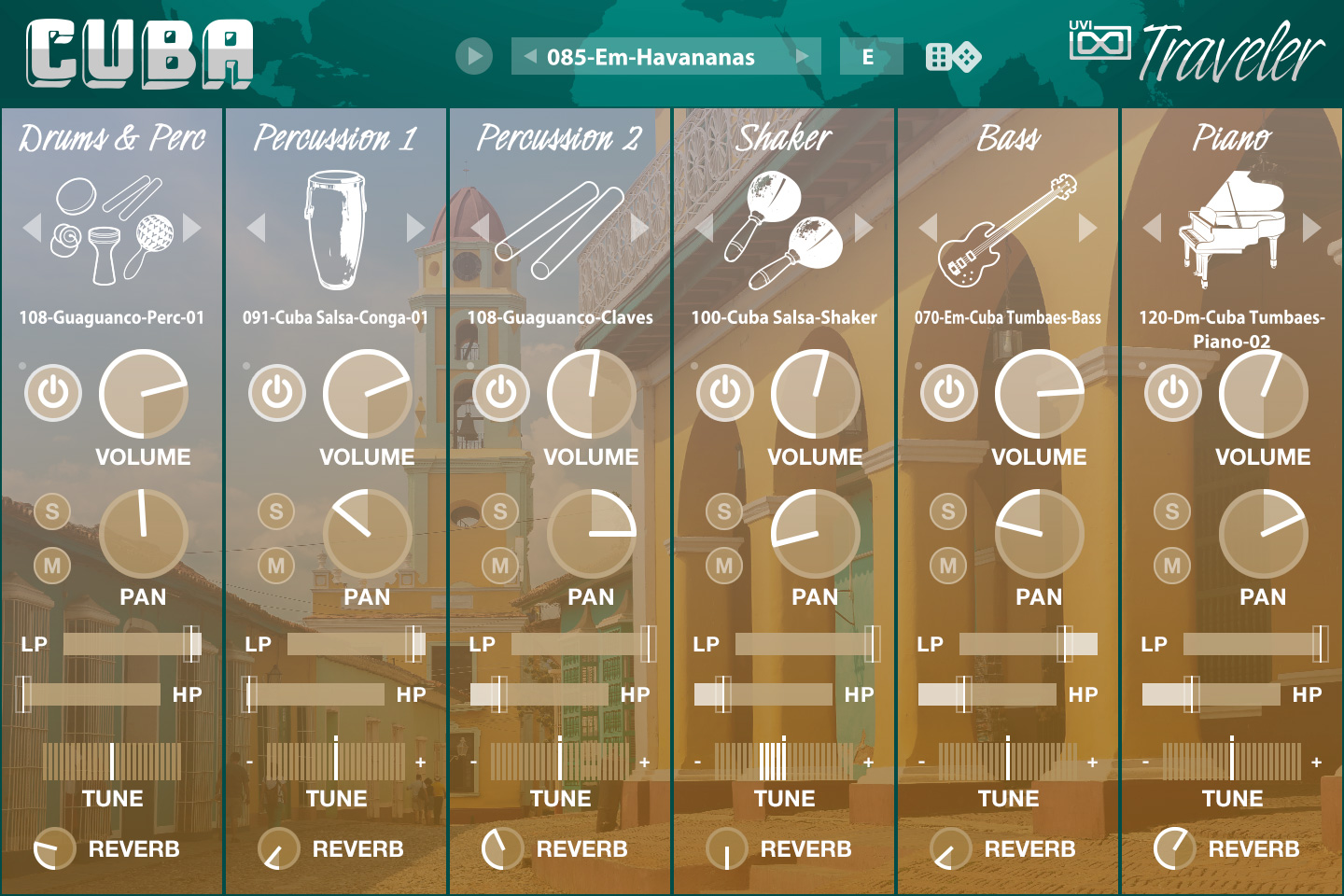 WS GUI Traveler Cuba