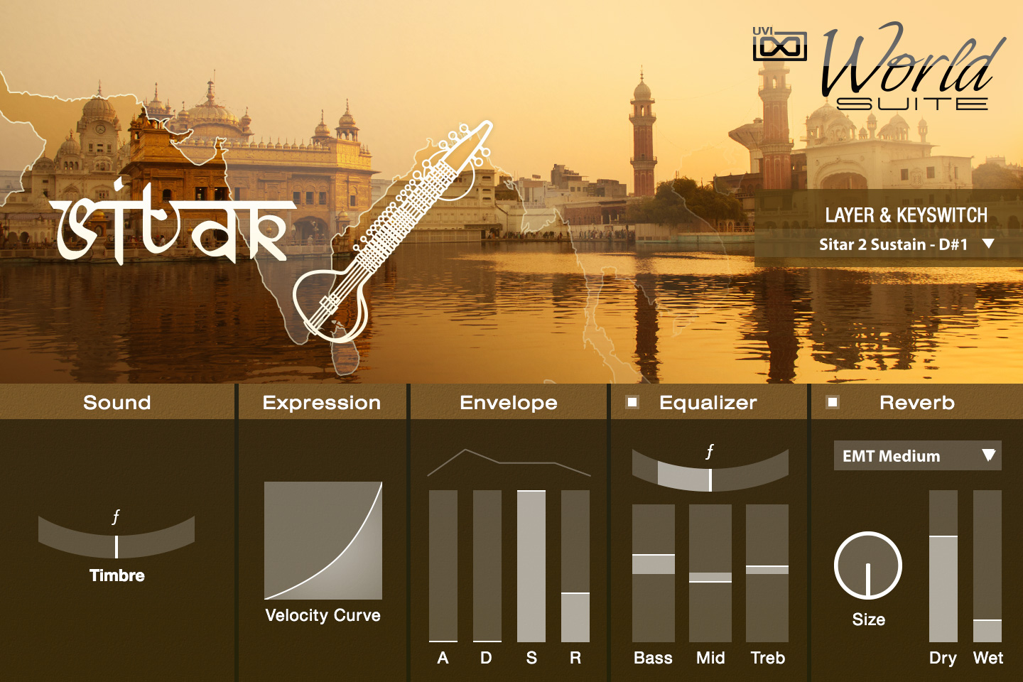 WS GUI INDIA Sitar