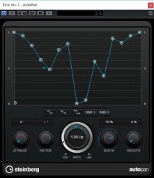 Steinberg Cubase Pro 9 : autopan Steinberg Cubase Pro 9 : autopan