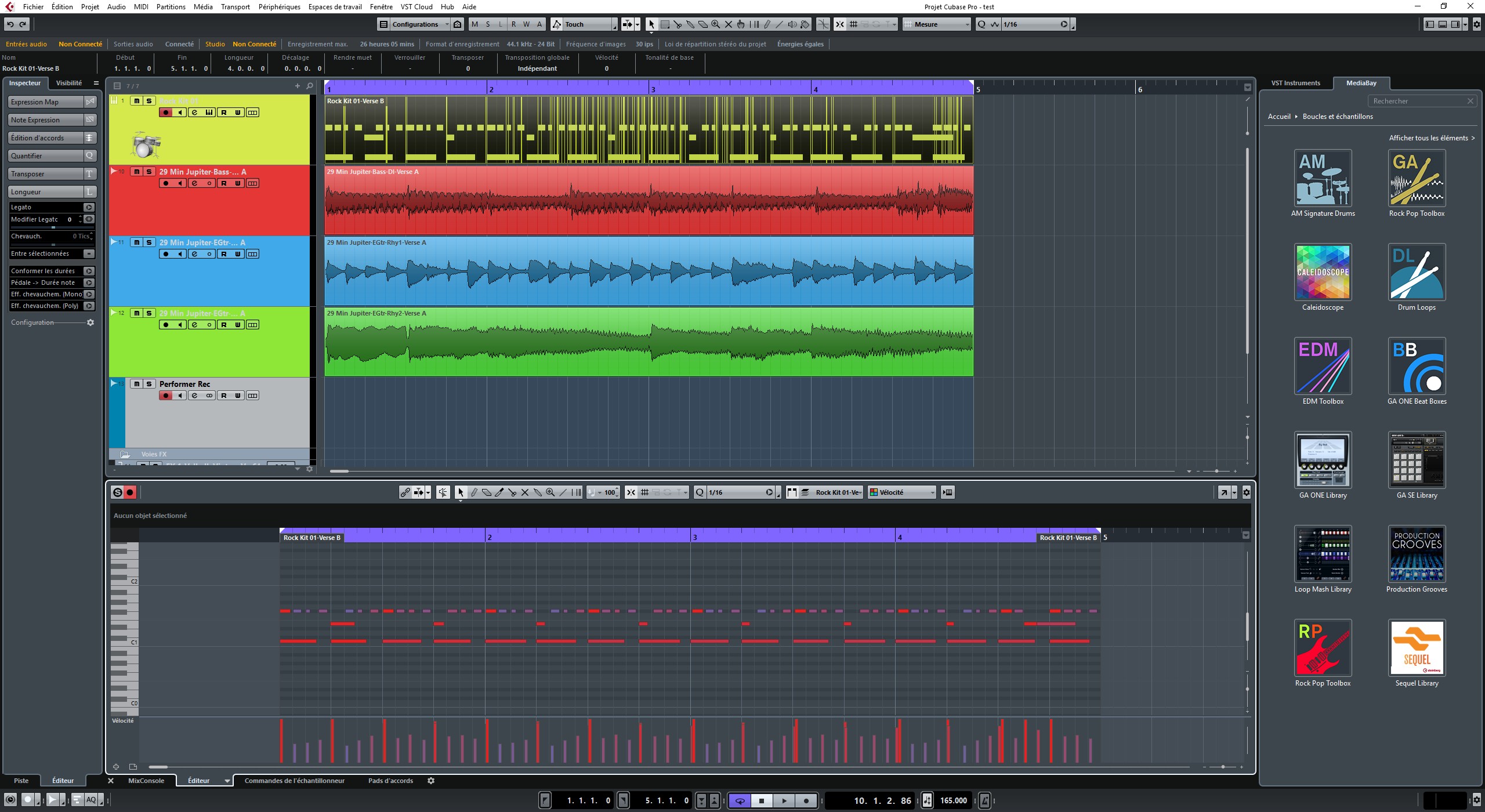 Steinberg Cubase Pro 9 : lowerzone2