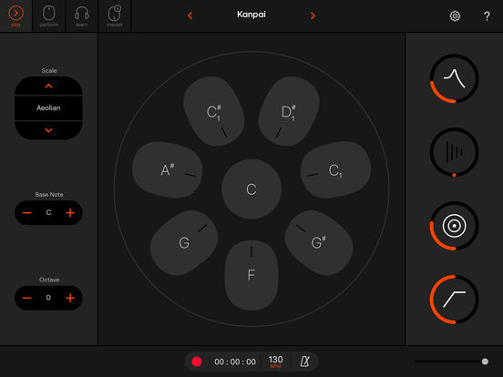 Oval Synth iPad