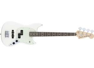 Offset Mustang Bass PJ - Olympic White w/ Rosewood