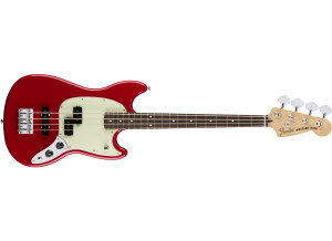 Offset Mustang Bass PJ - Torino Red w/ Rosewood