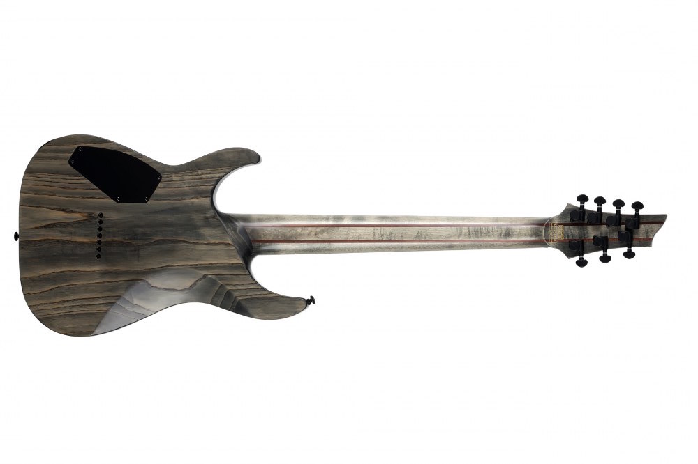 Schecter Apocalypse C-7 : c 7 apocalypse back flat high