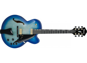 Ibanez afc155 jbb jet blue burst contemporary archtop guitar