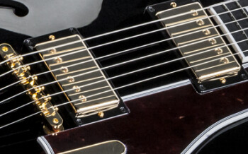 Gibson ES-355 Vintage Ebony Bigsby VOS : ES5516EBBG1 ELECTRONICS PANEL 01